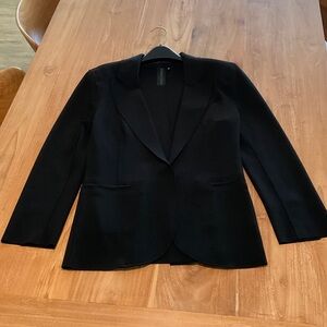 Norma Kamali Black Single Breasted Jacket